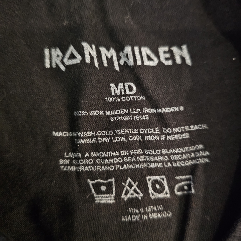 Iron Maiden SENJUTSU USA ONLY PROMO SHIRT 2021 Wotw Stratego Men's Size M - Picture 2 of 5